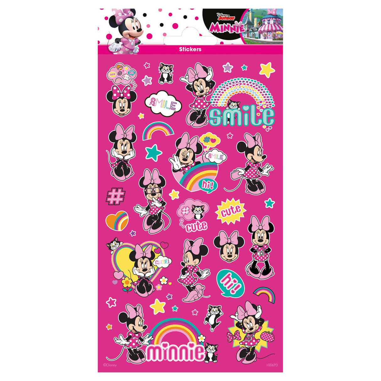 Totum-Aufkleberbogen Twinkle – Minnie Maus