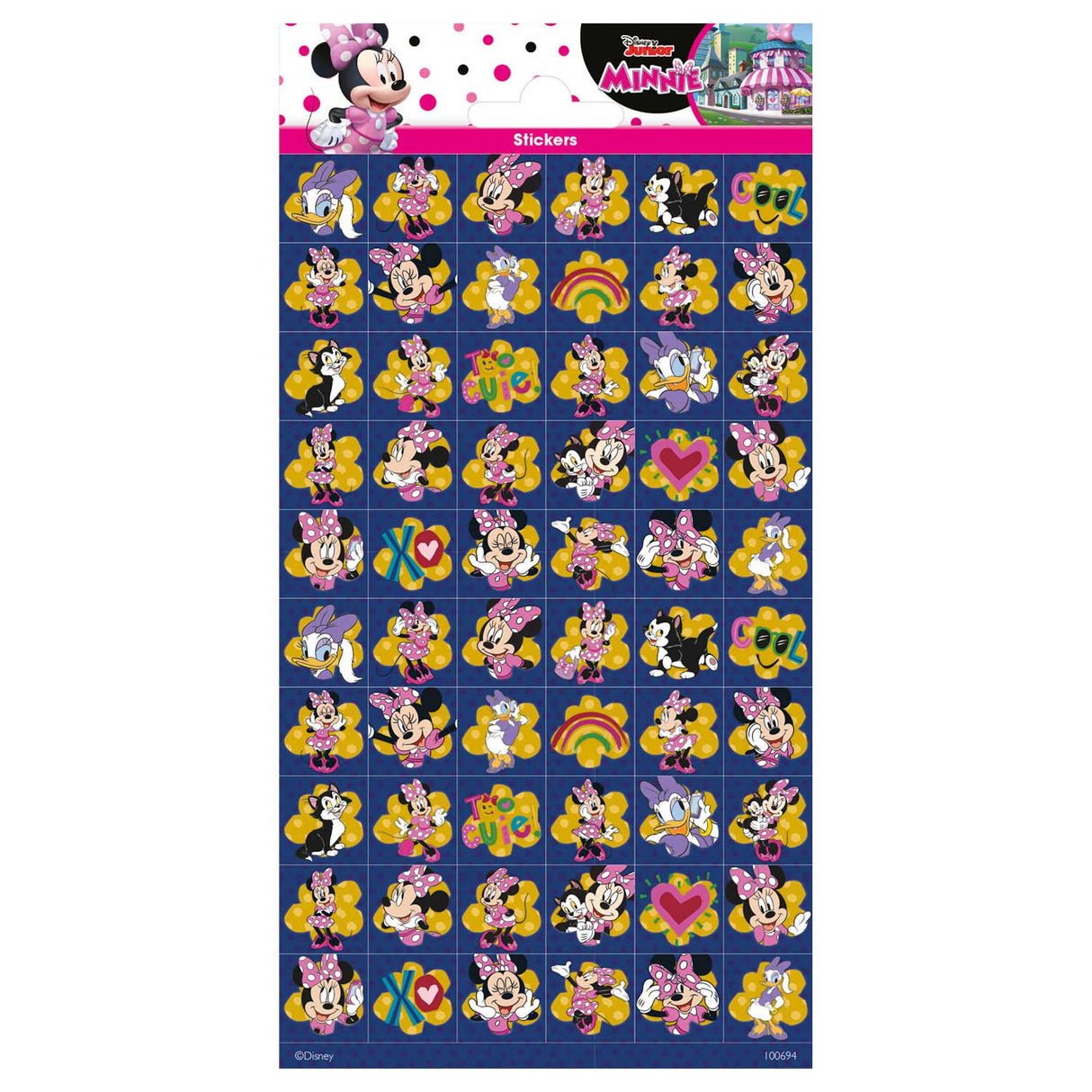 Totum Stickerbogen Minnie Maus