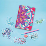 Totum Diamond Notebook 079700 Geschenktipp – Kreatives Bastel-Schreibbuch – Diamond Painting Mandala ab 6 Jahren