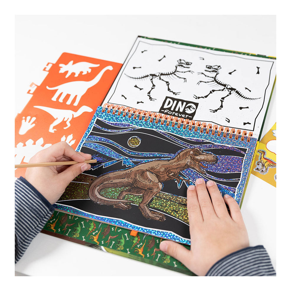Totum Dino Forever – Rubbelbuch