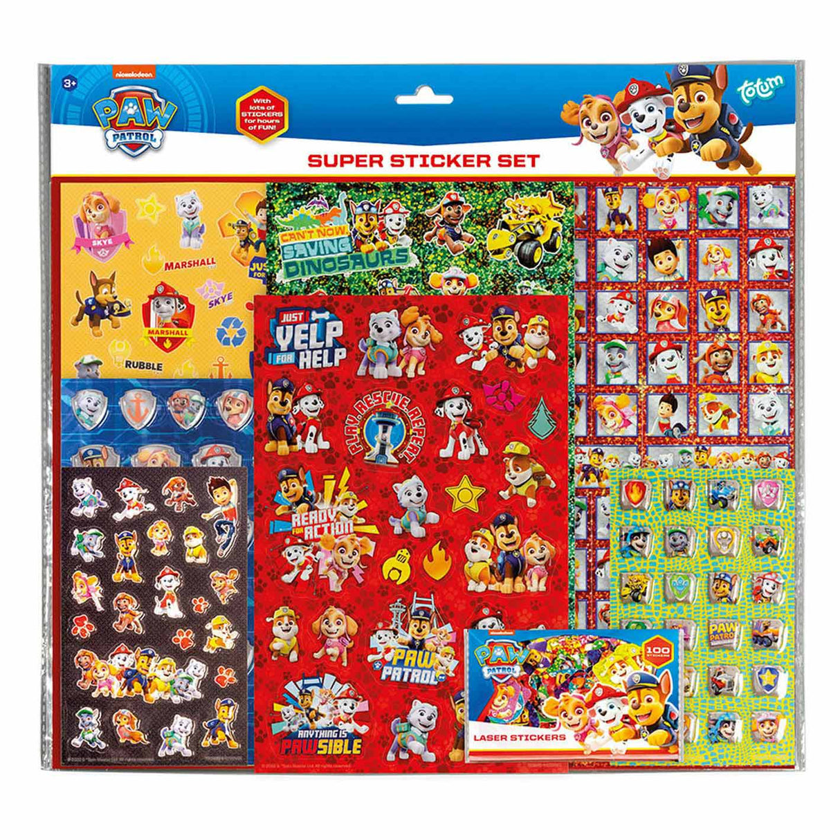 Totum Super-Aufkleber-Set – Paw Patrol