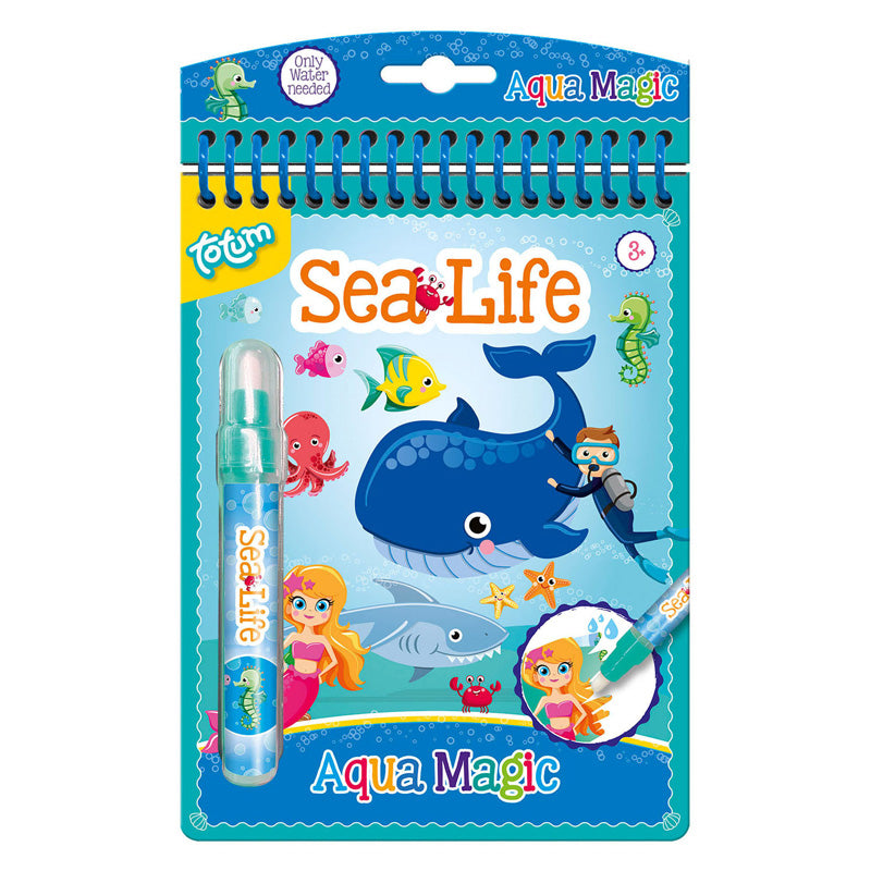 Totum Aqua Magic Sealife Wasser-Malbuch