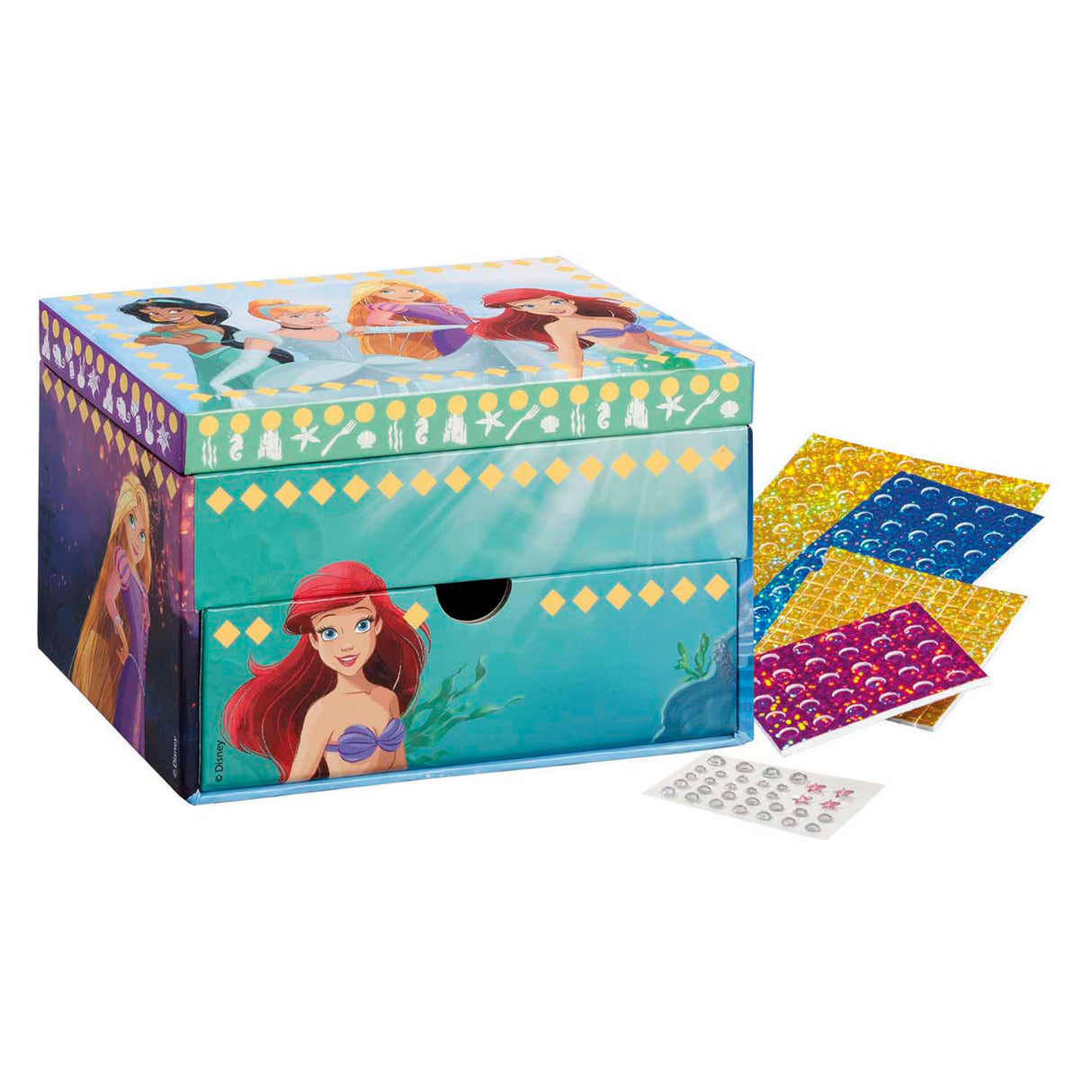 Totum Disney Prinzessin Mosaik Bijoue Box maachen