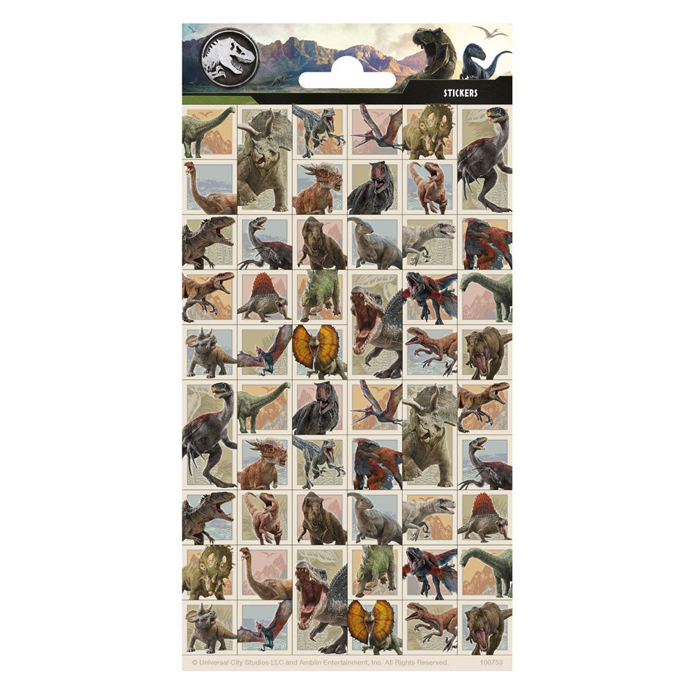 Totum Stickerbogen Jurassic World