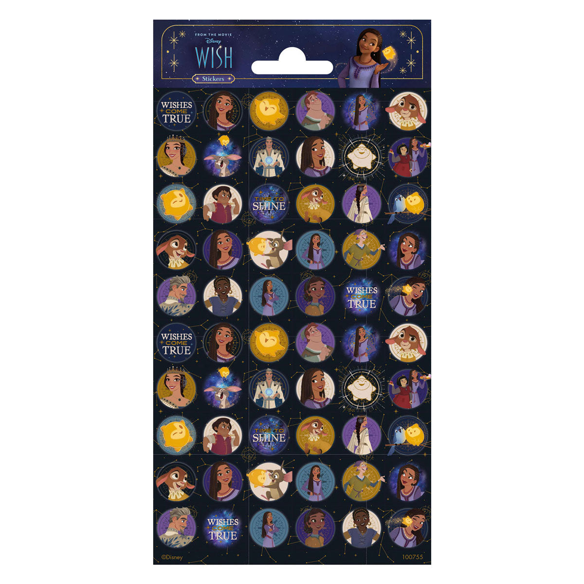 Totum-Aufkleberblatt Disney Wish Mini