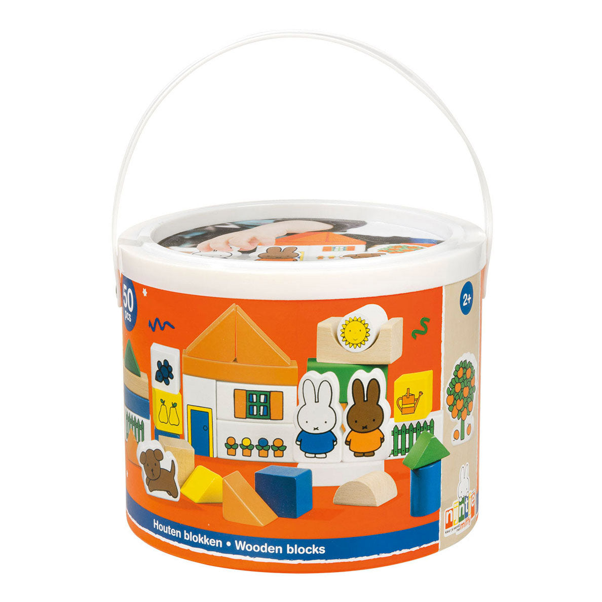 Bambolino Toys Blockton Wood Miffy, 50dlg.