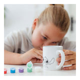 Totum Disney Stitch Malbecher – Bastelset Keramikbecher inkl. Farbe und Pinsel – Geschenktipp, Spielzeug, Mädchen und Jungen, Basteln, Lilo Stitch