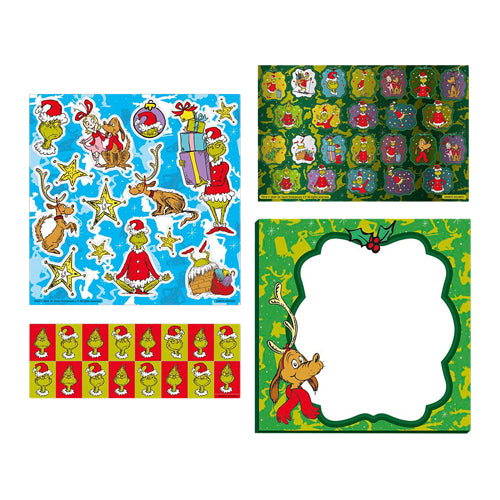 Kreatives Bastelgruppen-Totum-Aufkleber-Set Grinch