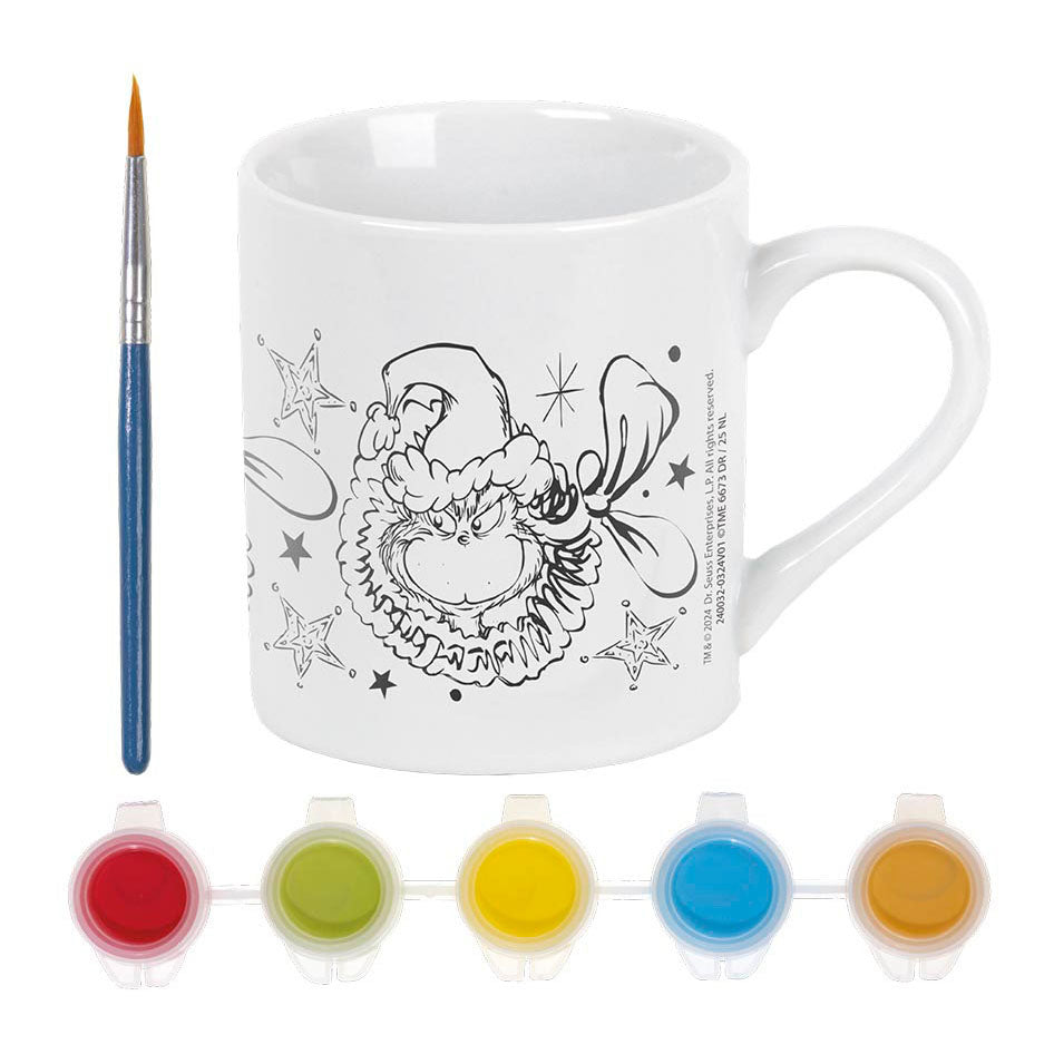 Totum paint your own mug grinch