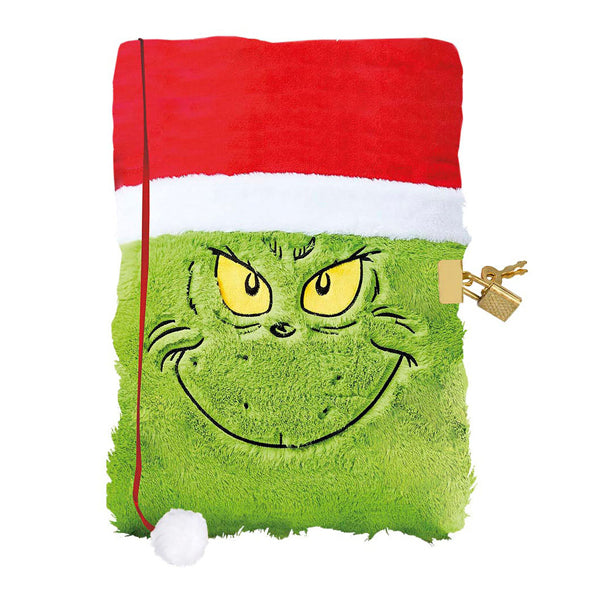 Totum fluffy notitieboek grinch