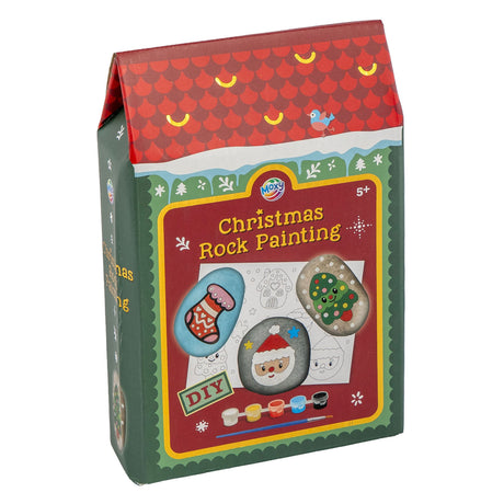 Creative craft group stenen beschilderen kerstmis - 10dlg.