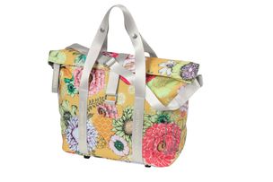 Basil Bloom Field Mik Fietshandbag - Geel, Compact and Su tble - 8-11L