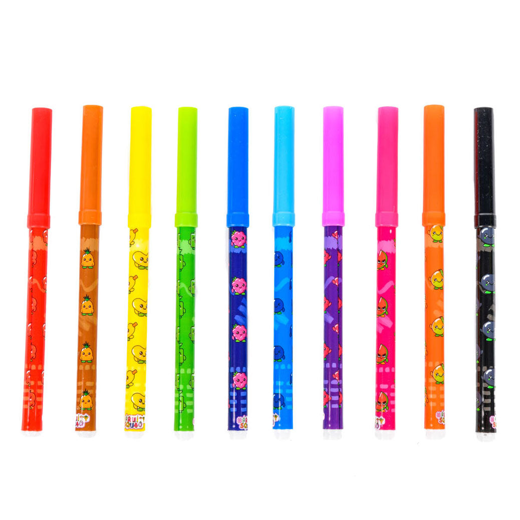 Canenco Fruity Squad Markers Super Tip mit Duft, 10 Stk.