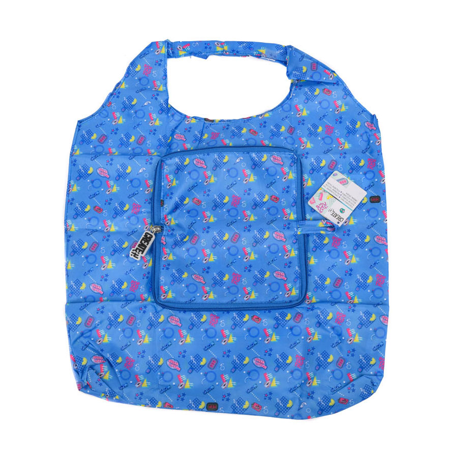 Crea! Poptastic pieghevole shopper blu