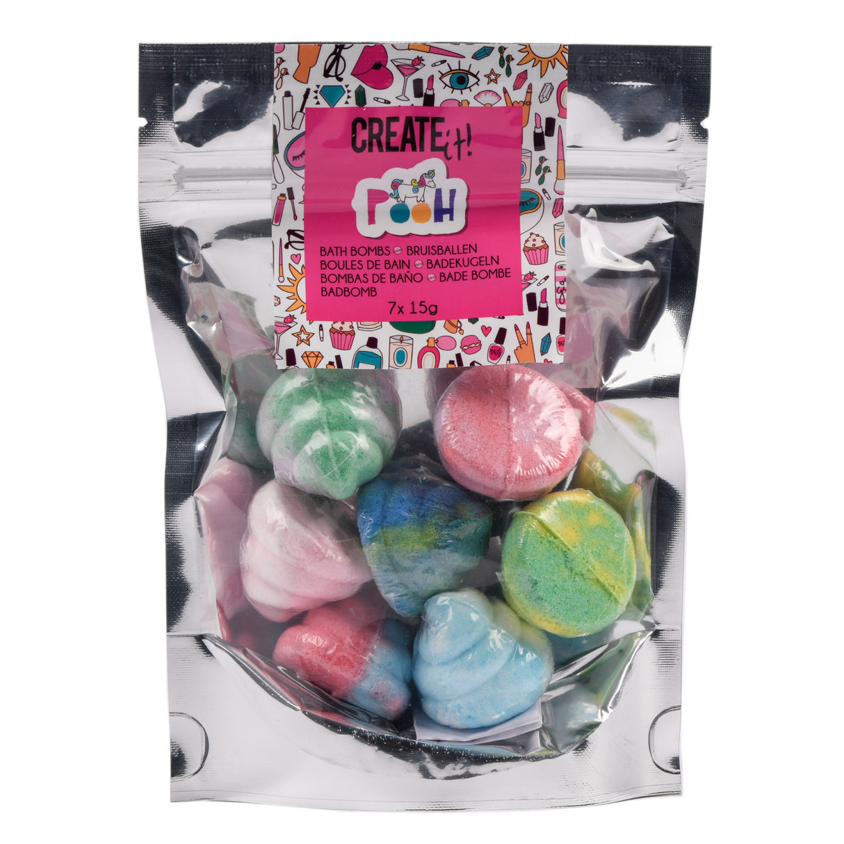 Skapa det! Beauty Bruisballen Unicorn 7-Pack