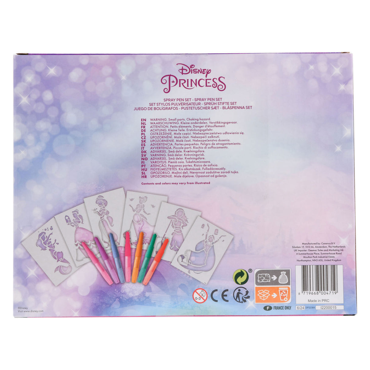 Disney Princess Blaaspennen Set