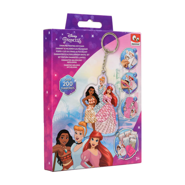 Disney Princess Diamond Painting Keychain