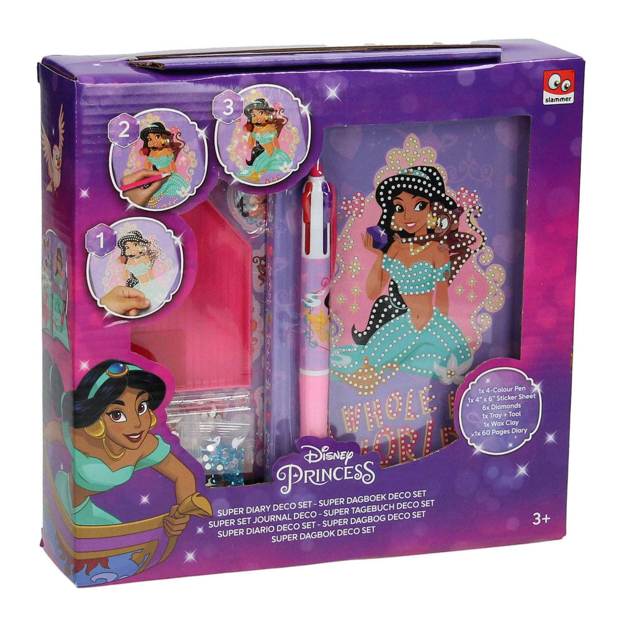 Canenenco Princess Diary Decorate with Strass Stones