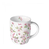 Ambiente Becher 0,2l Frühlingsblüte weiß