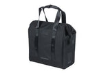 Basil Grand Bicycle Shopper - Black Water -Returning taske til elektriske cykler, 23L