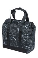 Basil Grand Flower Fietshopper - Black Water -Dispst Bag s notebookem - 23L