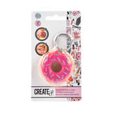 Erstelle es! Beauty-Schlüsselanhänger Donut mit Lippenbalsam