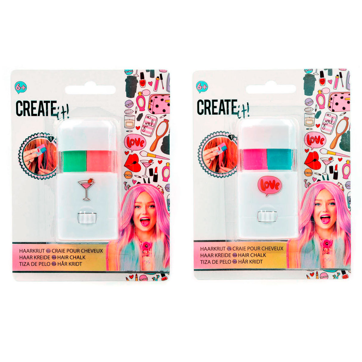 Erstelle es! Beauty Haarkreide Duocolor