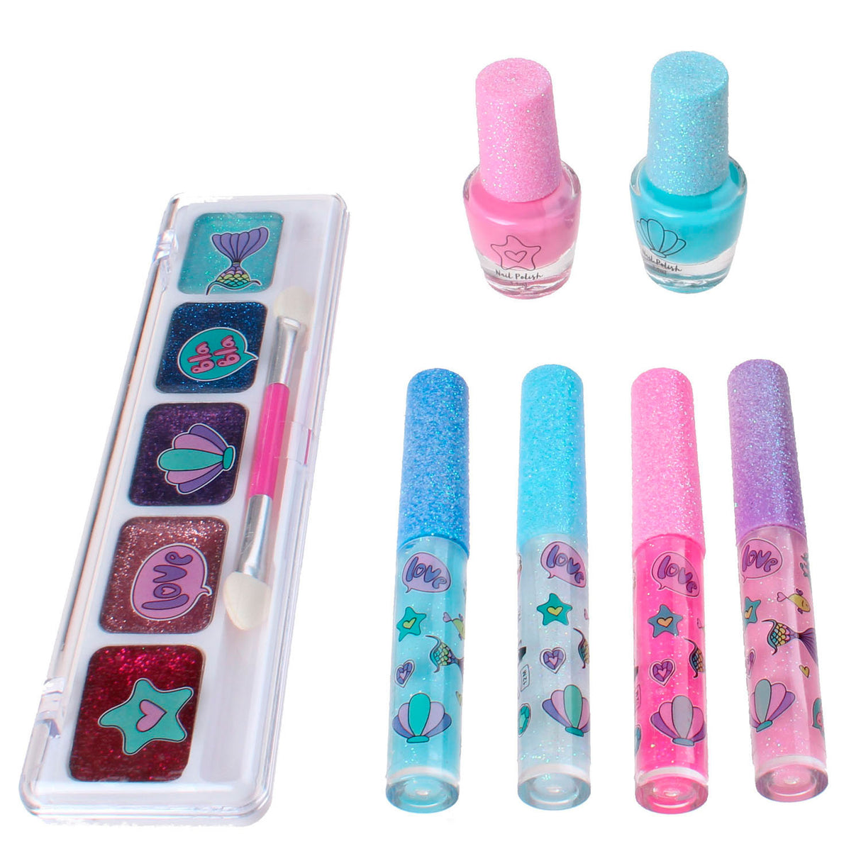 Erstelle es! Beauty Make-up Set Glitzer, 7-tlg.