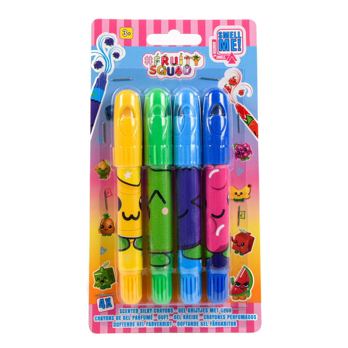 Fruity Squad Super soft chalks with scent, 4st.