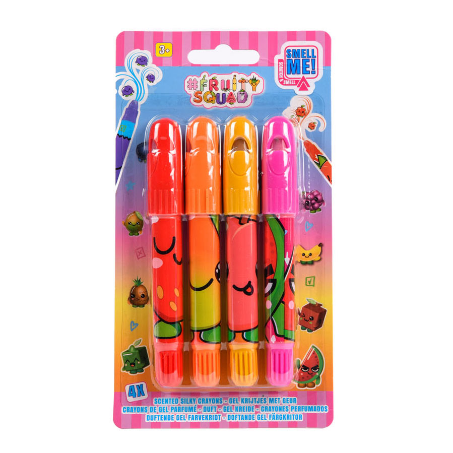 Fruity Squad Super soft chalks with scent, 4st.