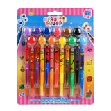 Cananenco Fruity Squad Pompom Gel pens with scent, 12st.