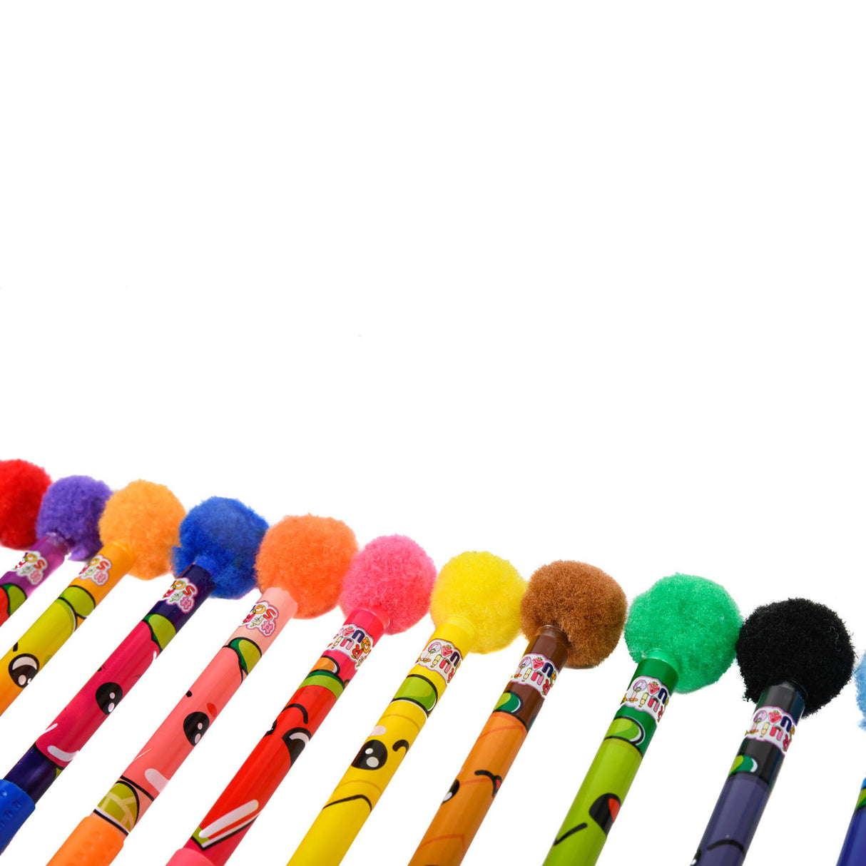 Cananenco Fruity Squad Pompom Gel pens with scent, 12st.