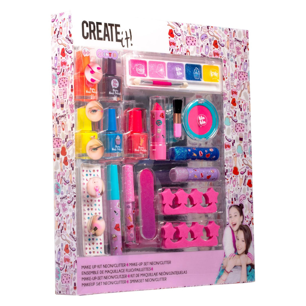 Vytvořte to! Beauty Make-up Box Neon Glitter