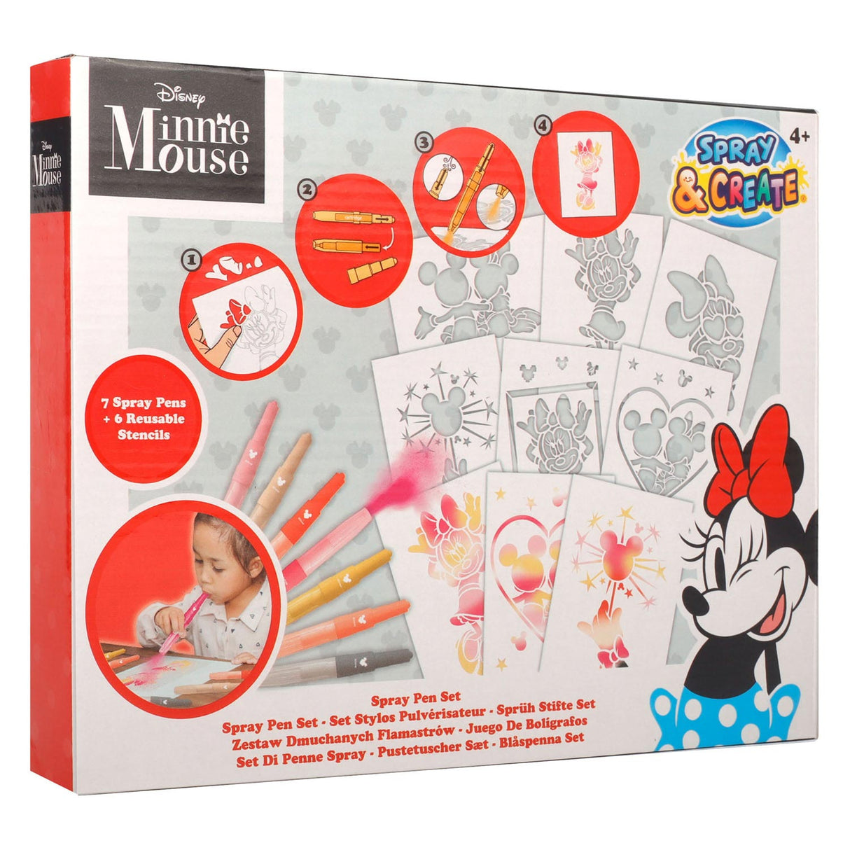 Canenco Minnie Mouse Blaaspissen Set