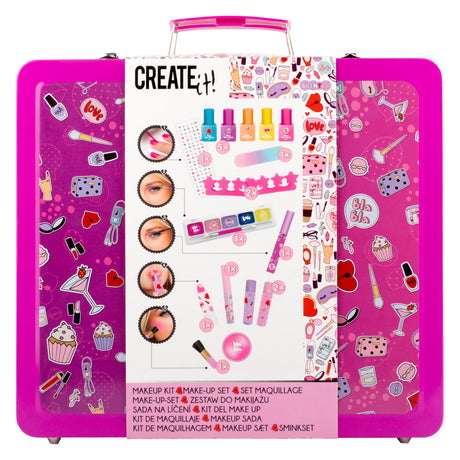 Erstellen Sie es! Schönheits -Make -up in Luxuskoffer