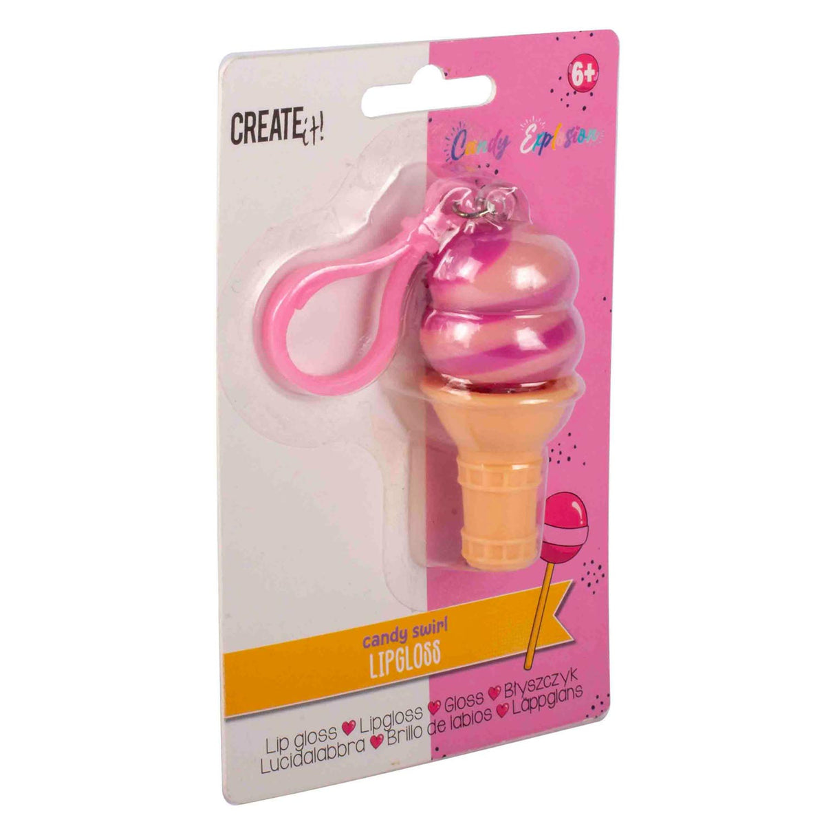 CALLECA schafen et! Candy Explosioun Lipgloss Glace Key Ring