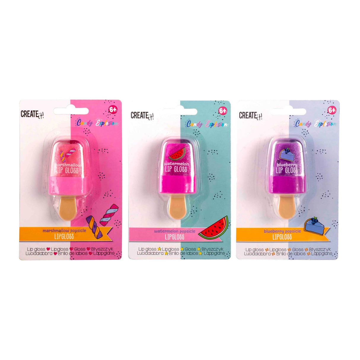 Canenco schafft es! Candy Explosion Lipgloss Eis am Stiel