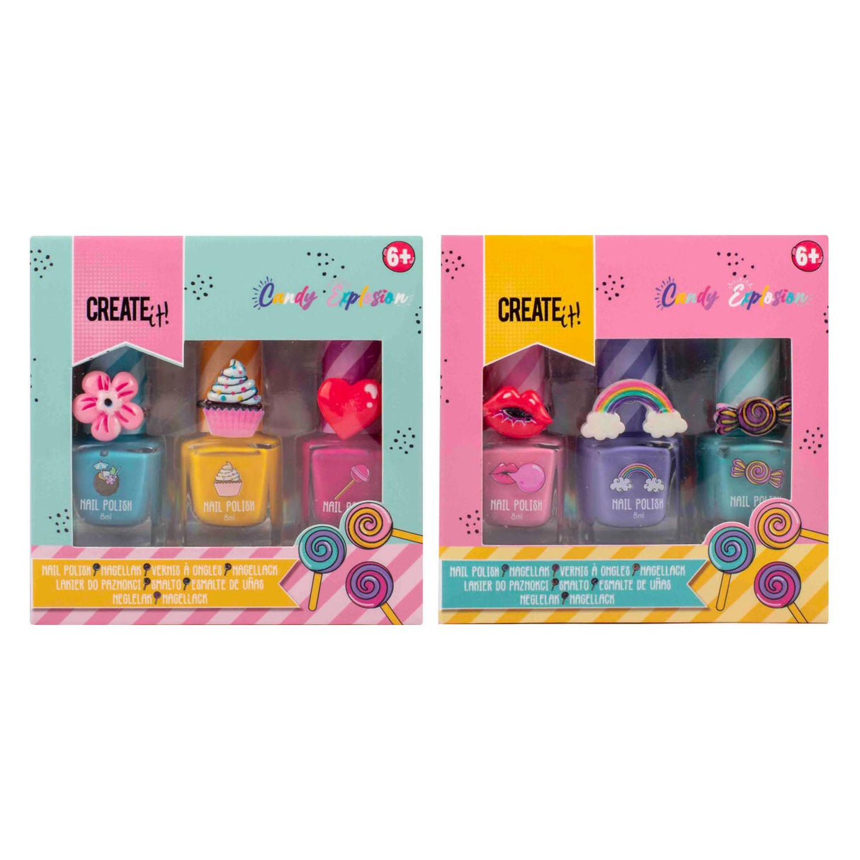 Erstelle es! Candy Explosion Nagellack, 3 Stk.