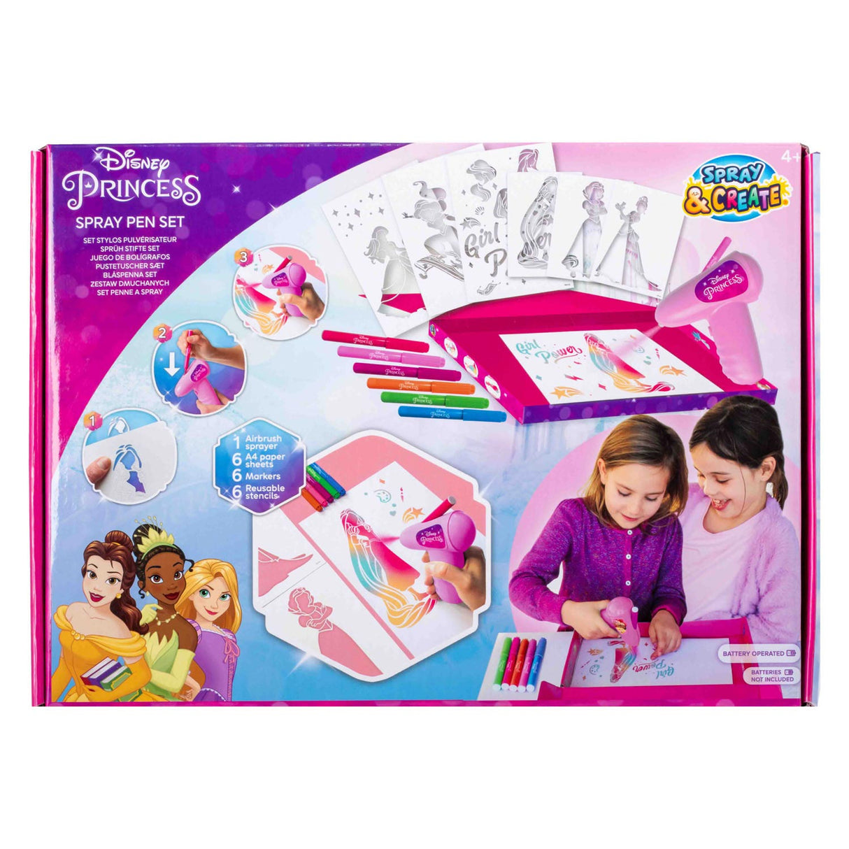 Cananenco Princess Blaaspennen Set Electric