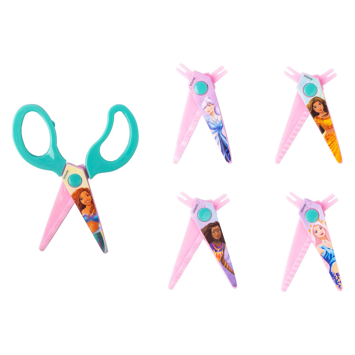 Canenco the Little Mermaid Scissors with 5 cartel magazines