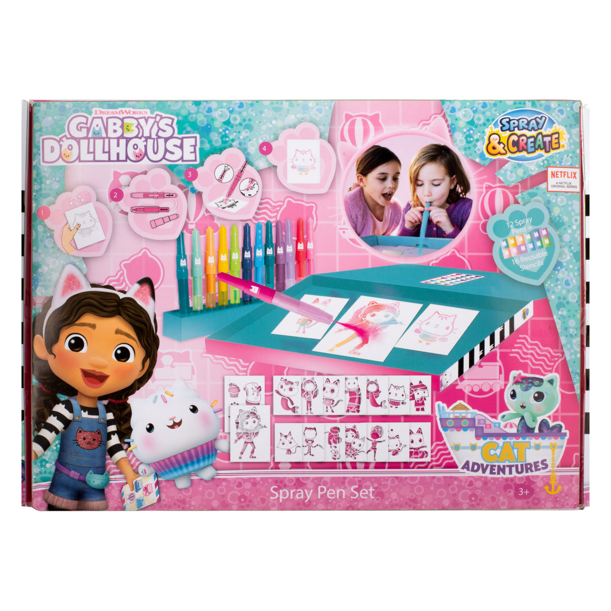 La casa de muñecas de Canenco Gabby Blaaspennen Set Deluxe