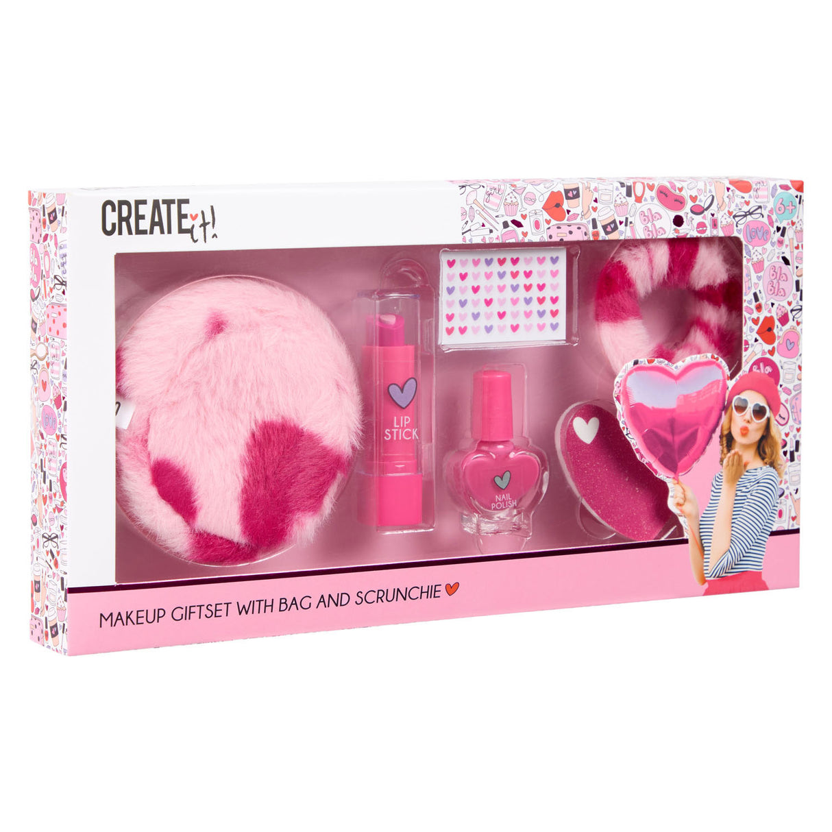 Erstelle es! Herz-Make-up-Set aus Herzen