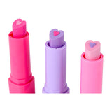 Erstelle es! Herz-Lippenstift, 3St.