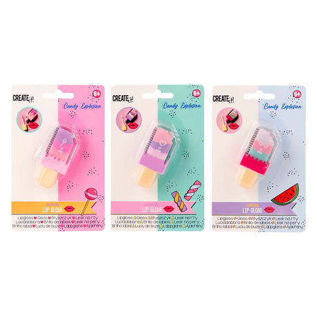 Erstelle es! Bonbon-Lipgloss-Eis am Stiel