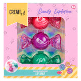 Create it! candy lippenbalsem toffe box, 3st.