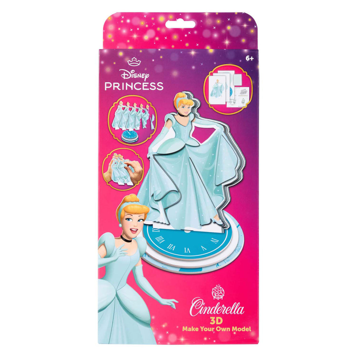 Canenco Disney Princess Cinderella basteln Sie Ihre eigene 3D-Figur
