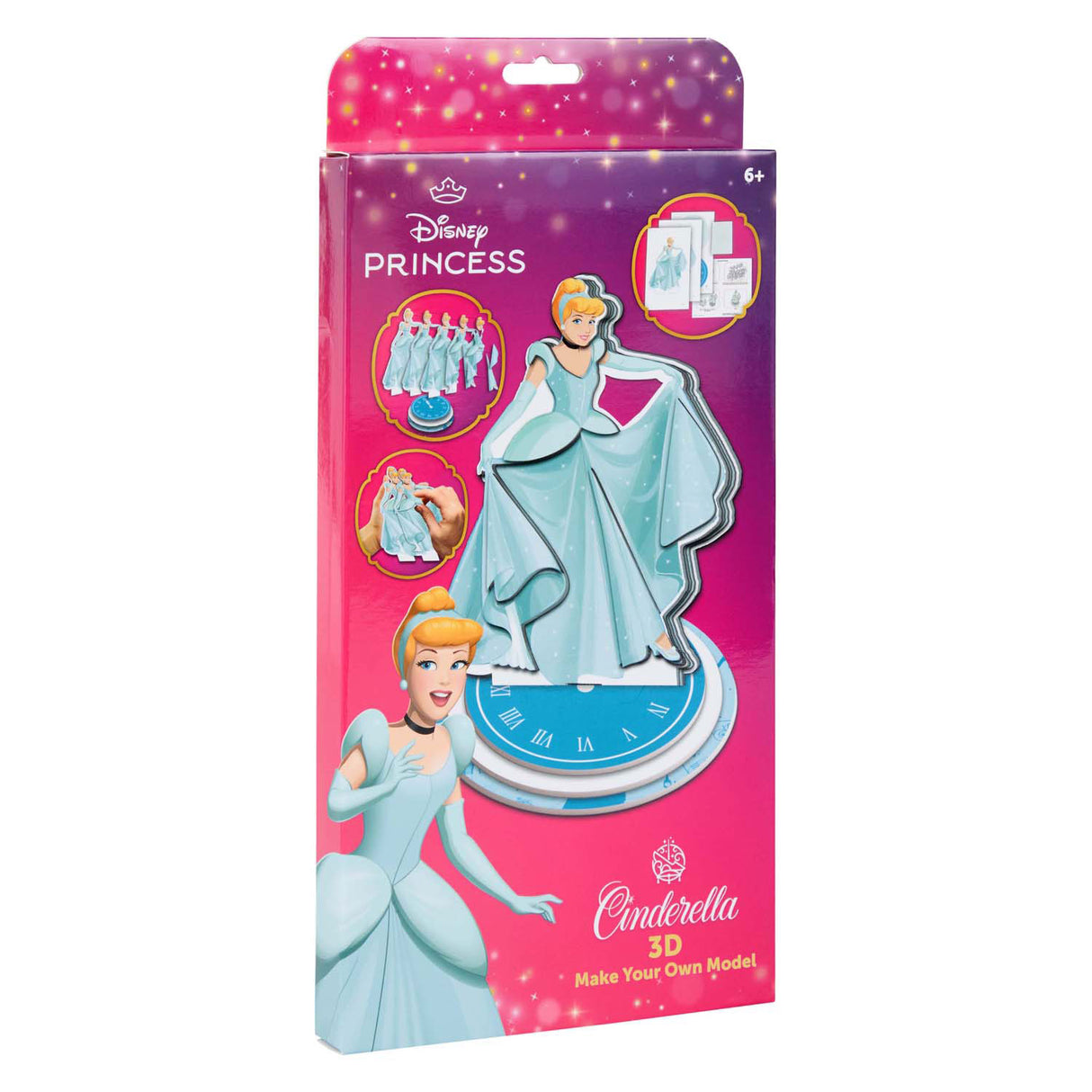Canenco Disney Princess Cinderella basteln Sie Ihre eigene 3D-Figur