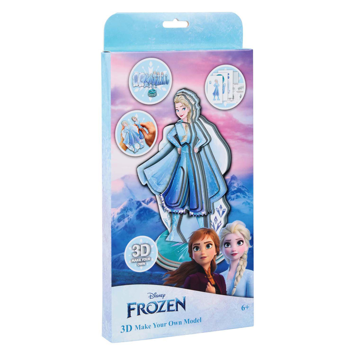 Disney Frozen gör din egen 3D -figur Elsa