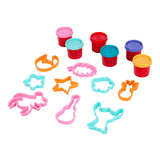Canenco Stitch-Ton-Set mit Formen – 6 Tontöpfe