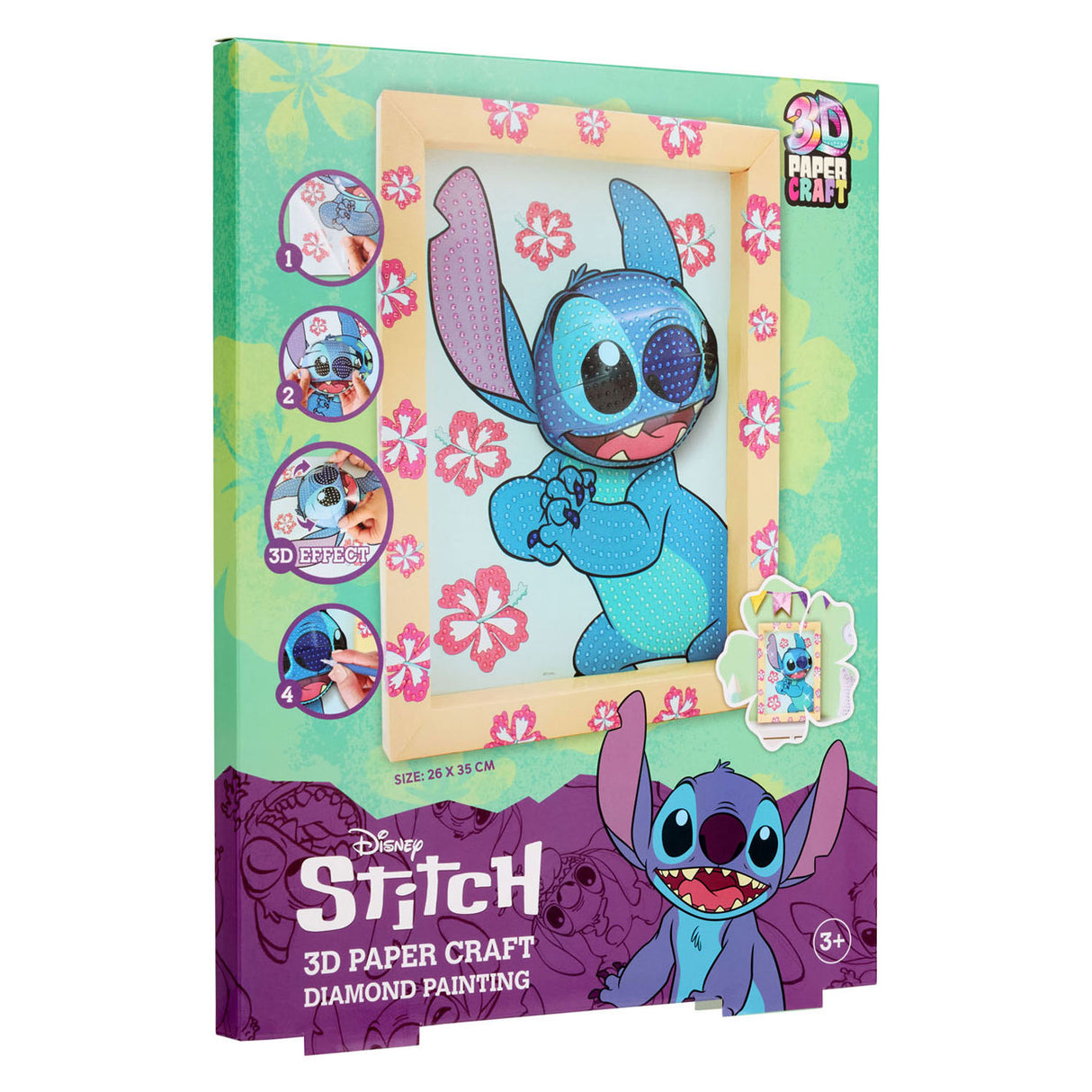 Canenco Stitch 3D-Diamant-Gemälde-Bastelset